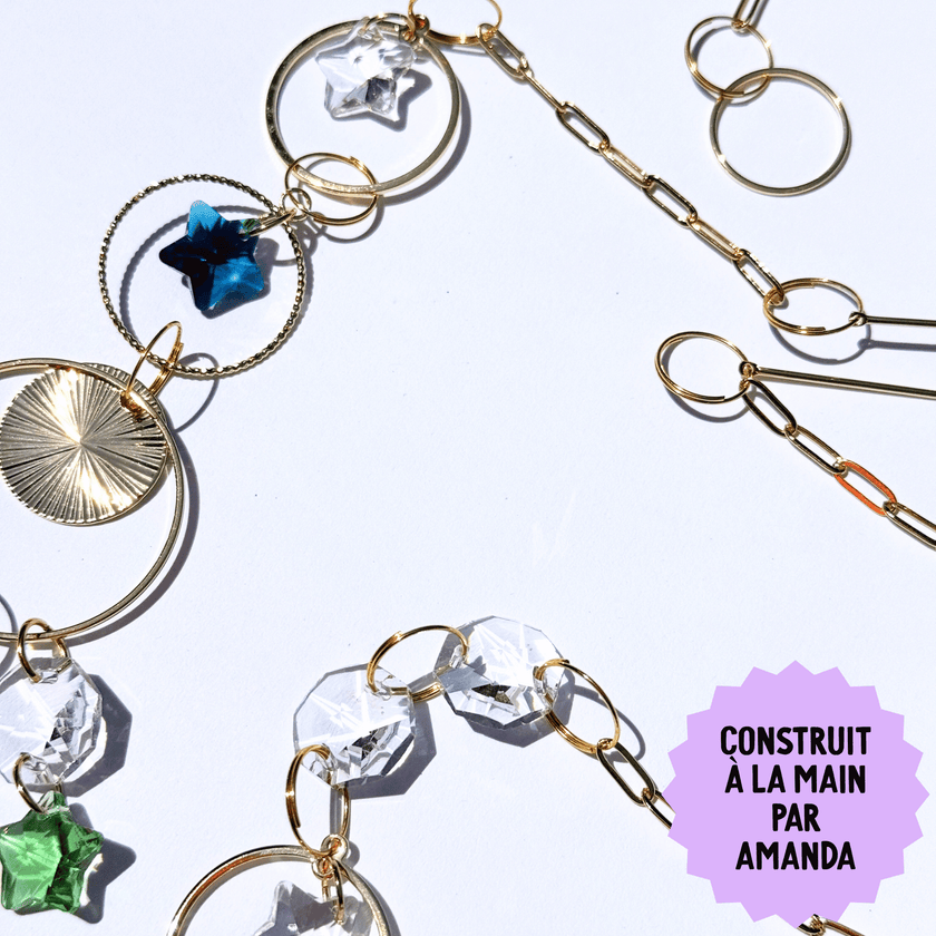 Falling Star Prism Suncatcher