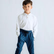 Kids' Bamboo Rugby Style Shirt | White
