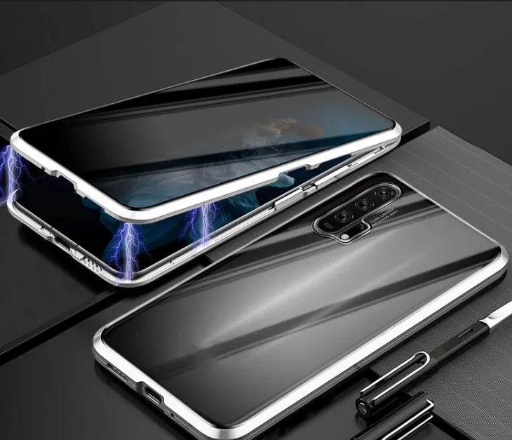 iPhone Case Anti-peep Magnetic  Privacy Glass Protective Shell Magnetic