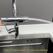 Kitchen Faucet Waterfall Outlet Splash Proof Universal Rotating Bubbler Multifunctional Water Nozzle Extension Kitchen Gadgets