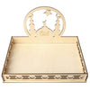 Wooden Ornament Eid Al Fitr Table Decoration coffee Tray