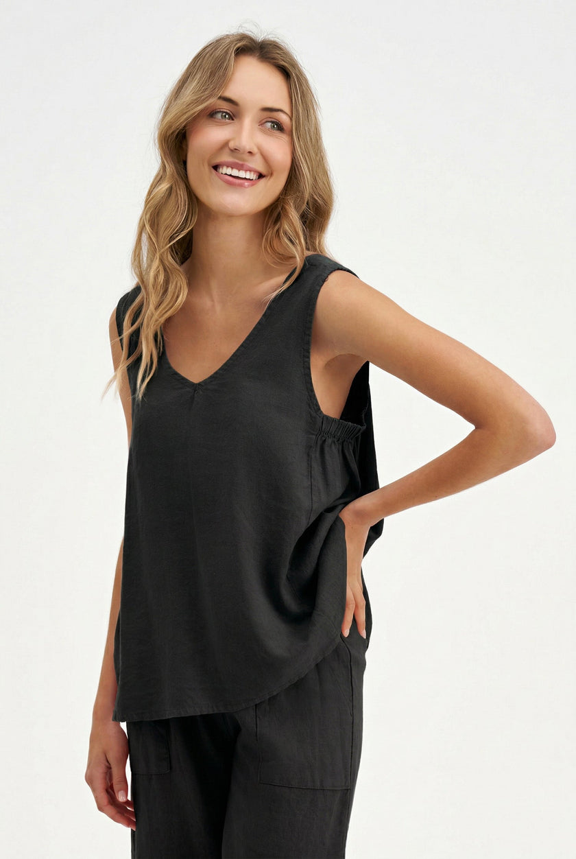 Women's Woven Sleeveless Top