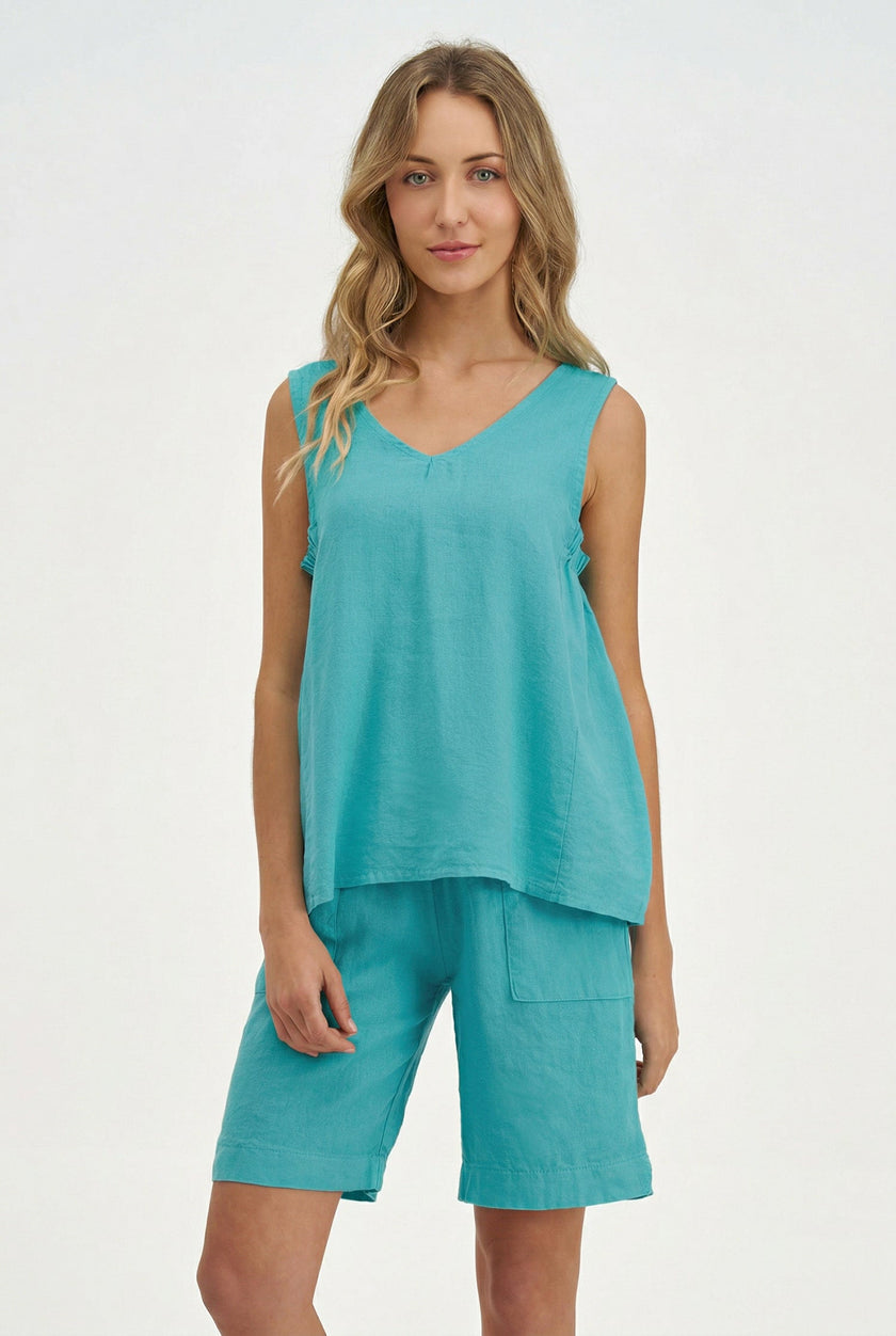 Women's Woven Sleeveless Top