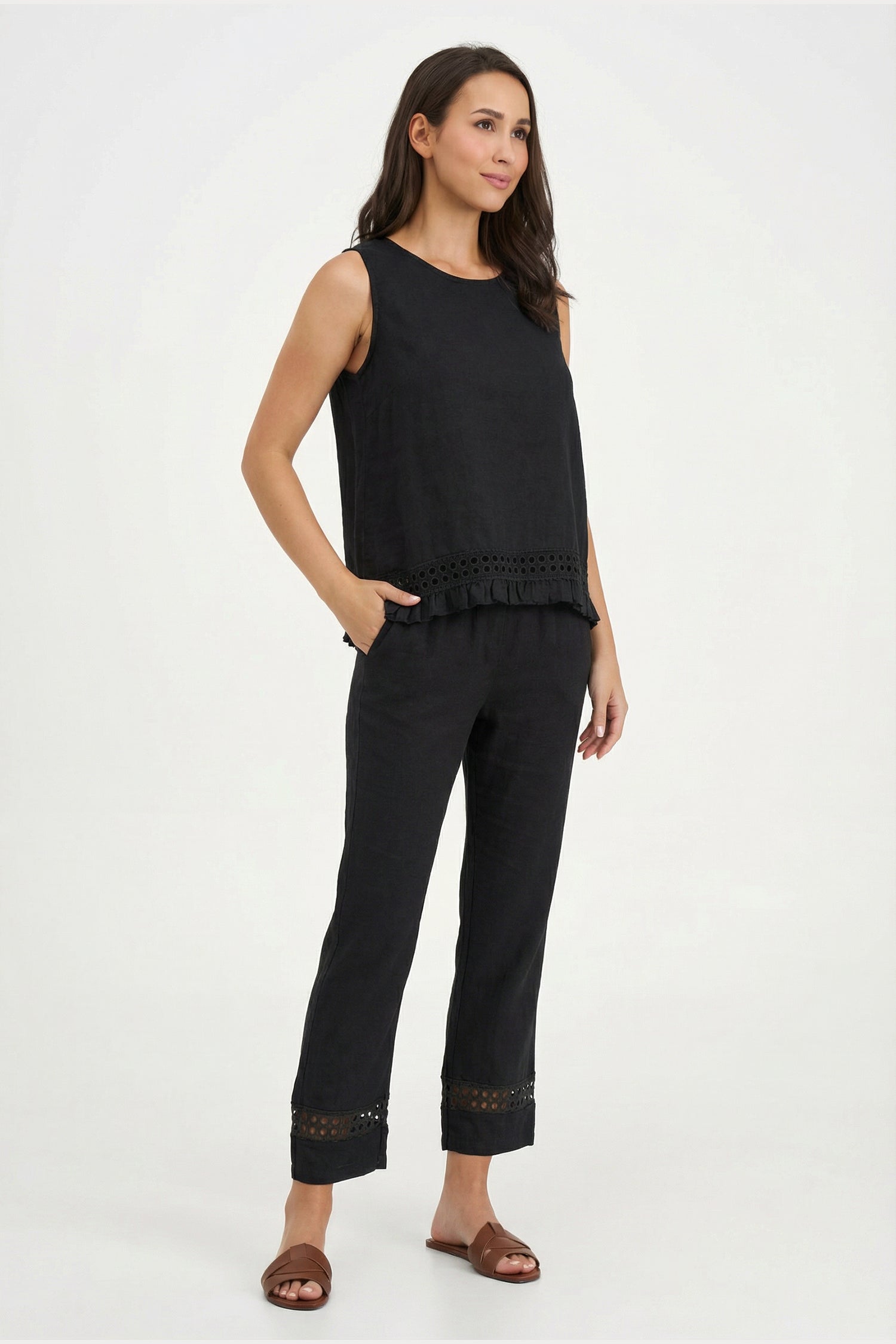 Women's Woven Sleeveless Top