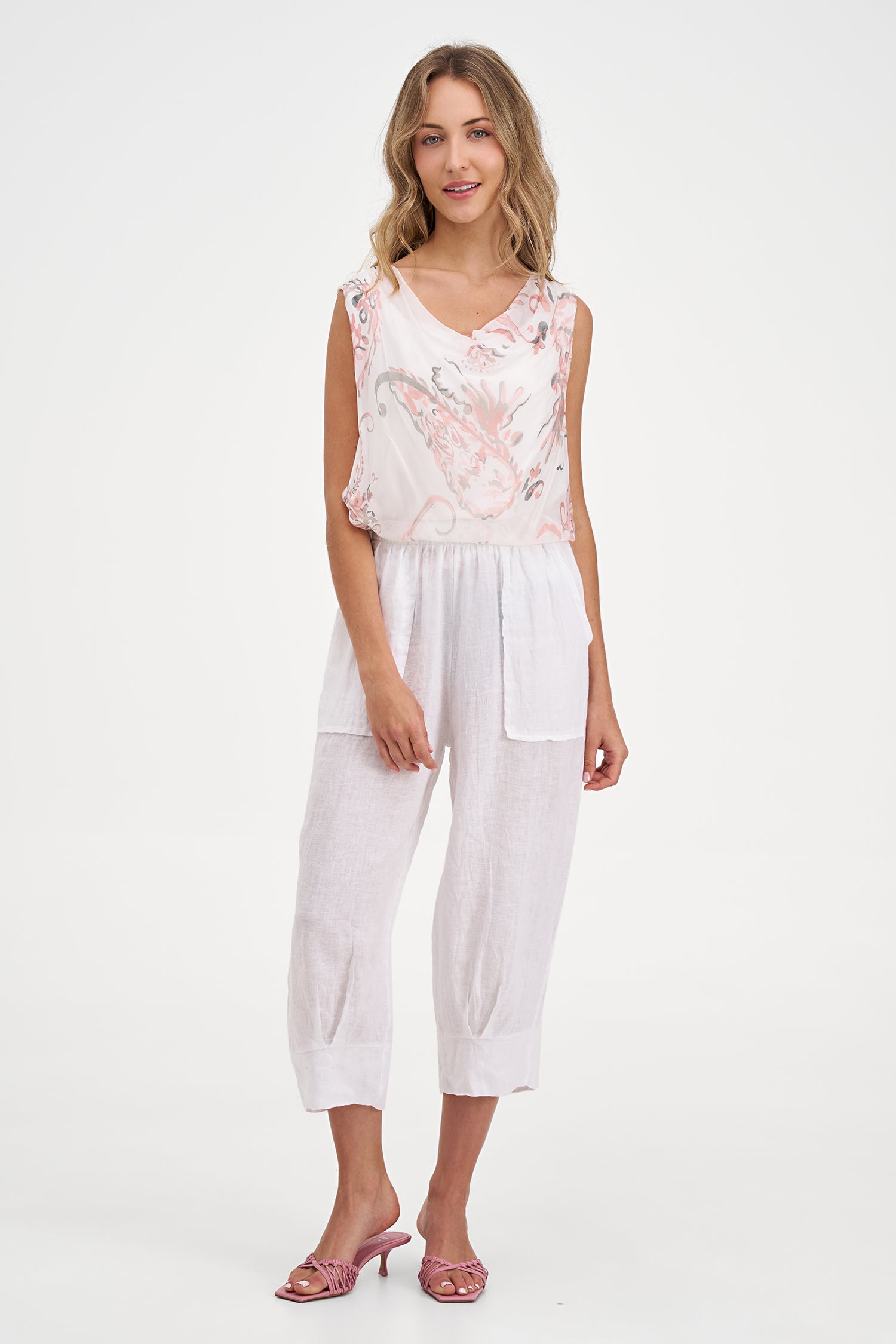 Women's Woven Sleeveless Top