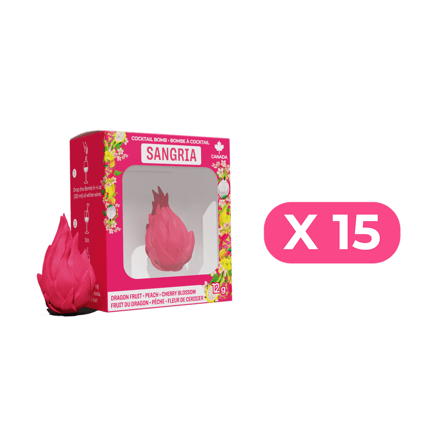 Sangria - Dragon fruit, Peach & Cherry blossom