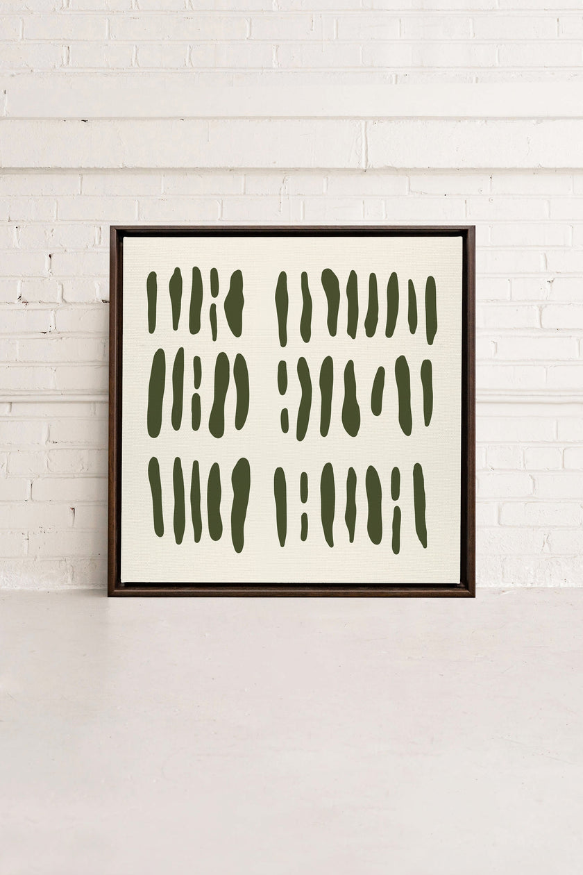 FLOATING PATTERNS, Oeuvre sur toile étirée