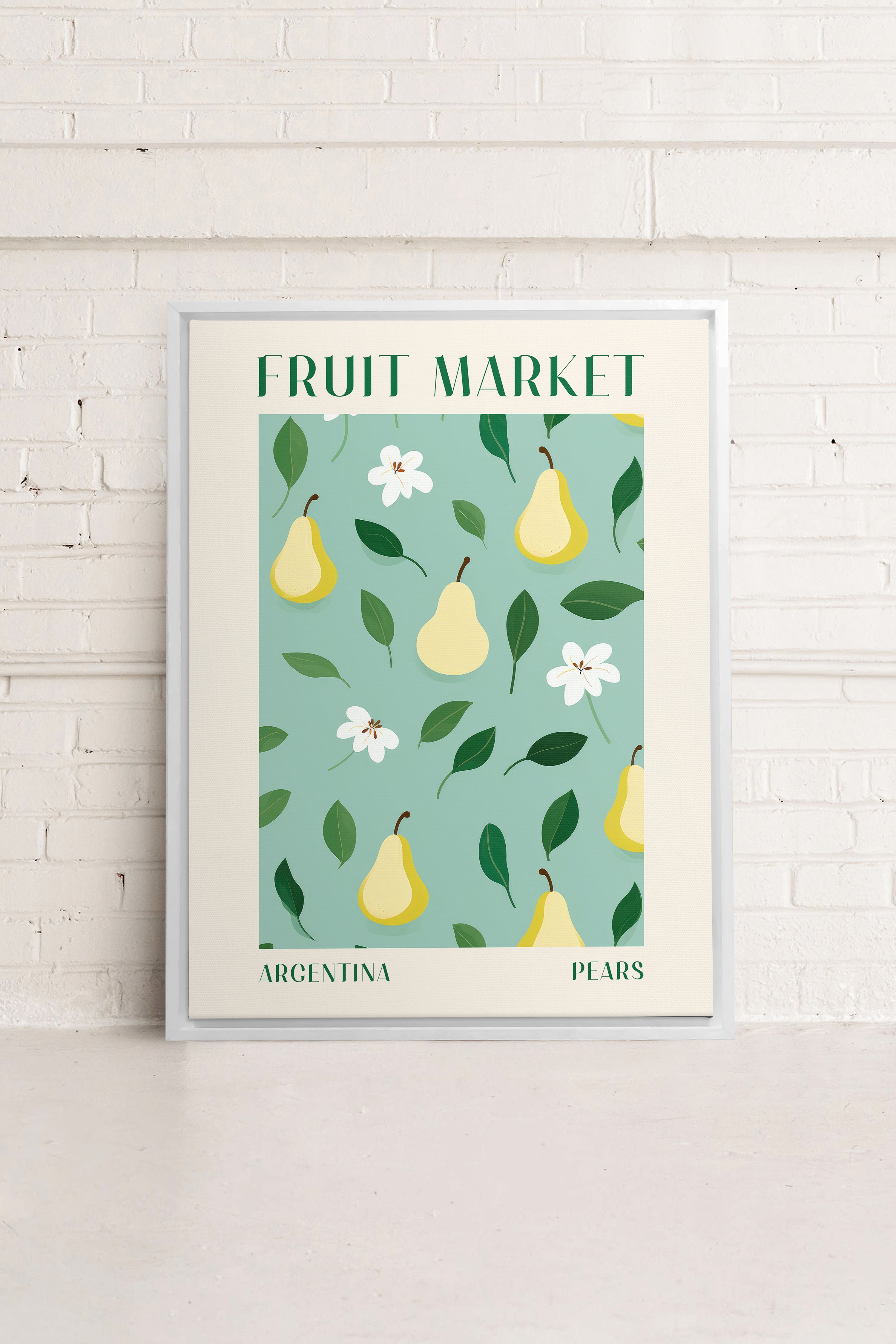 PEARS, Oeuvre sur toile étirée