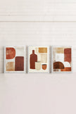 EARTHLY CRAFT TRIO (3 Oeuvres sur toile étirée)