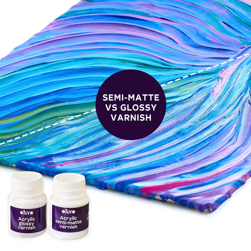OKTO - VERNIS ACRYLIQUE SEMI-MATTE + BRUSH