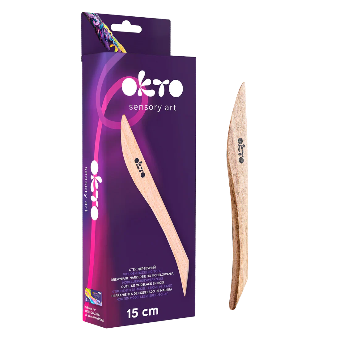 OKTO - WOODEN MODELING TOOL