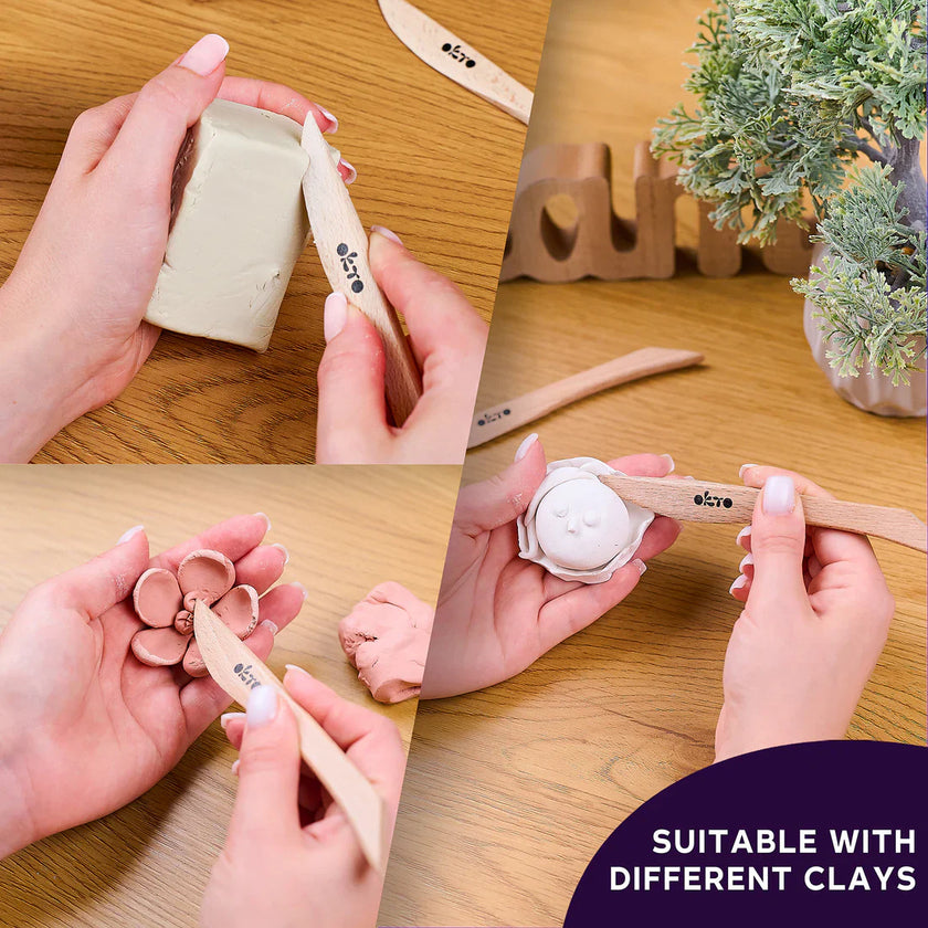 OKTO - WOODEN MODELING TOOL