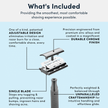 Rockwell 2C Adjustable DE Safety Razor - White Chrome (2 Settings)