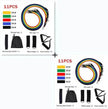 Resistance Band Set with Handles, Door Anchor & Foot Straps