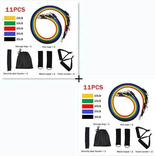 Resistance Band Set with Handles, Door Anchor & Foot Straps