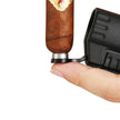 Portable Metal Windproof Cigar Lighter with Cigar Hole Punch