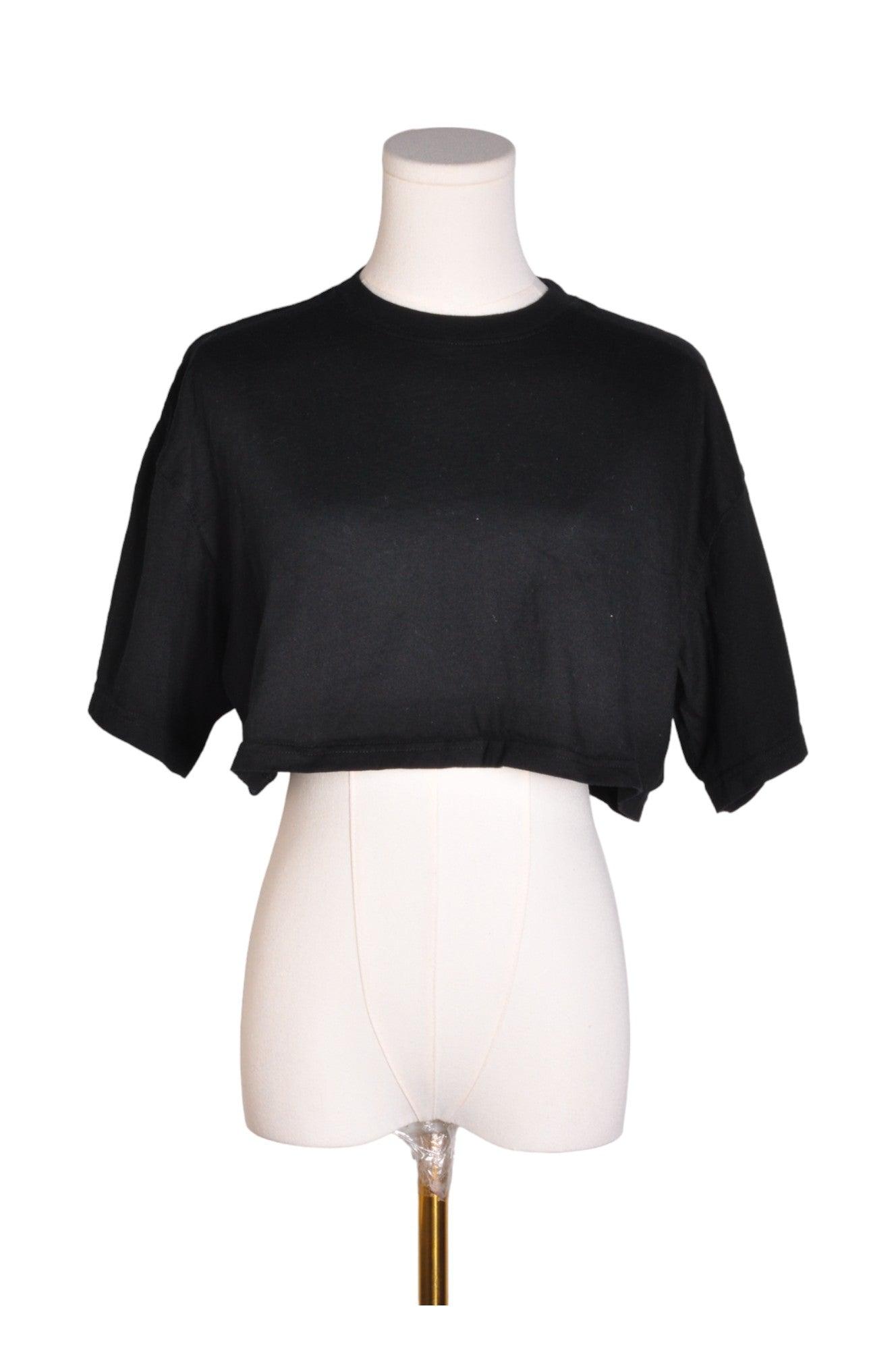 H&M Women Crop Tops Regular fit in Black - M