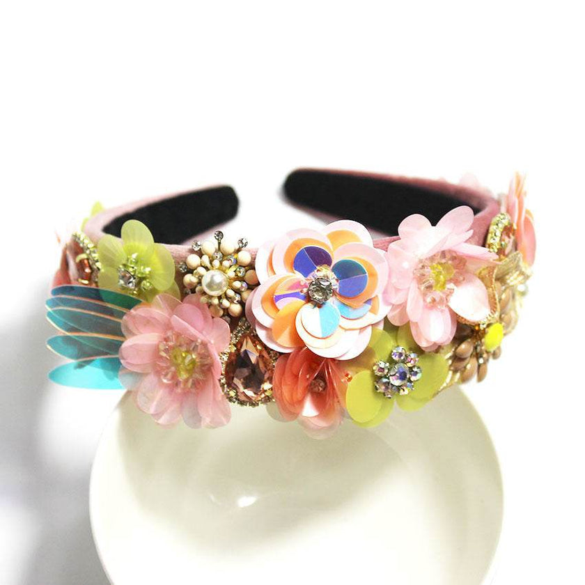Catwalk Vintage Floral Headband for Women