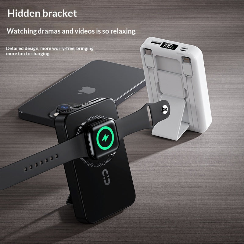Magnetic Wireless Charger Power Bank 10000mAh – Black, Blue, Purple & White