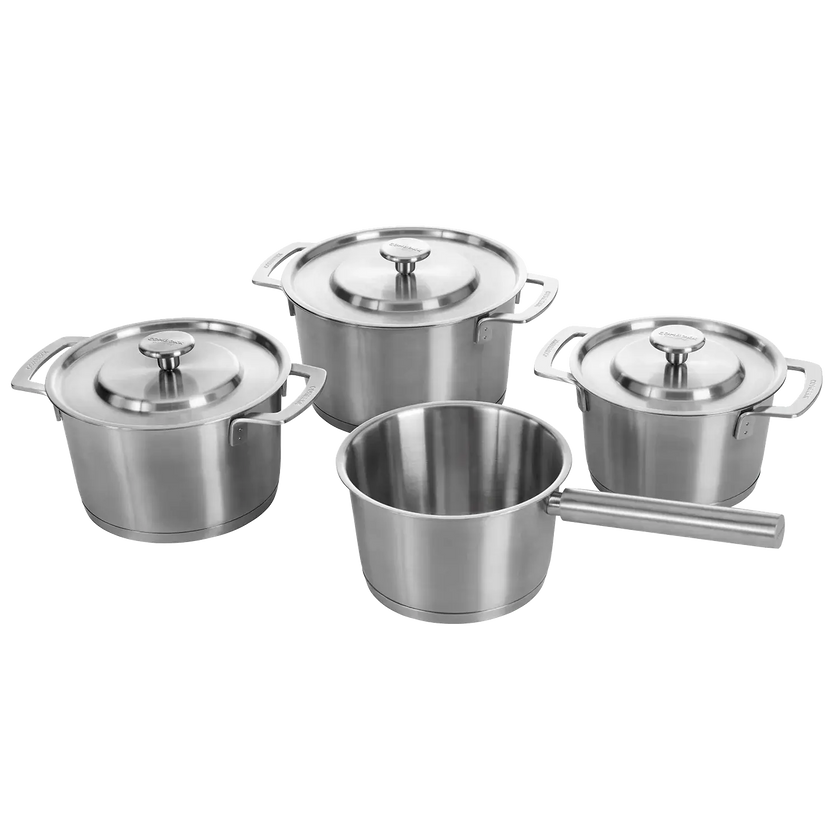 COMBEKK | Stainless Steel Cookware Set of Four