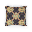 Geometric Mosaic Pattern Woven Pillow | Boho Tile Throw Cushion