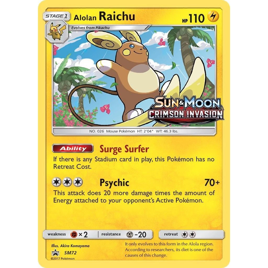 Alolan Raichu - SM72 (Prerelease) (SM72) (SMP)