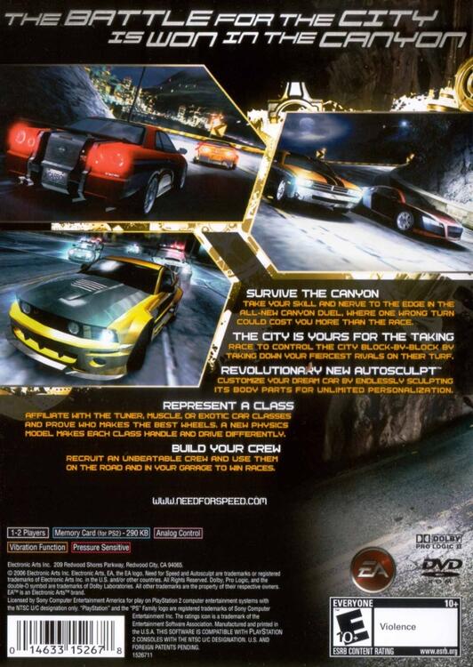 Need for Speed Carbon (usagé)