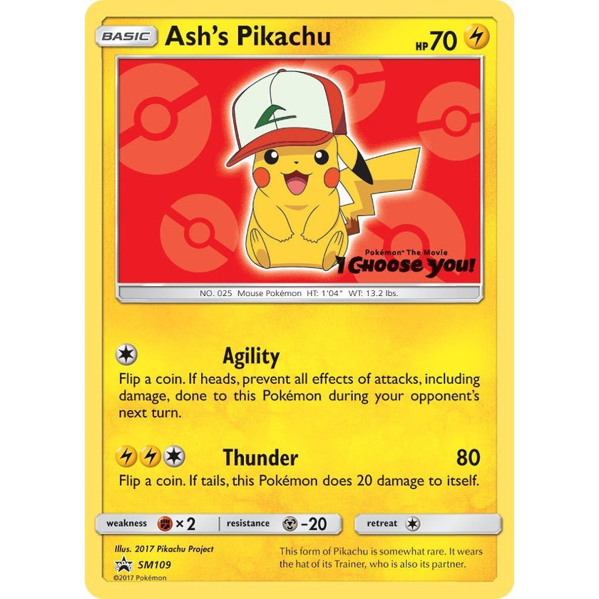 Ash's Pikachu - SM109 (SM109) (SMP)