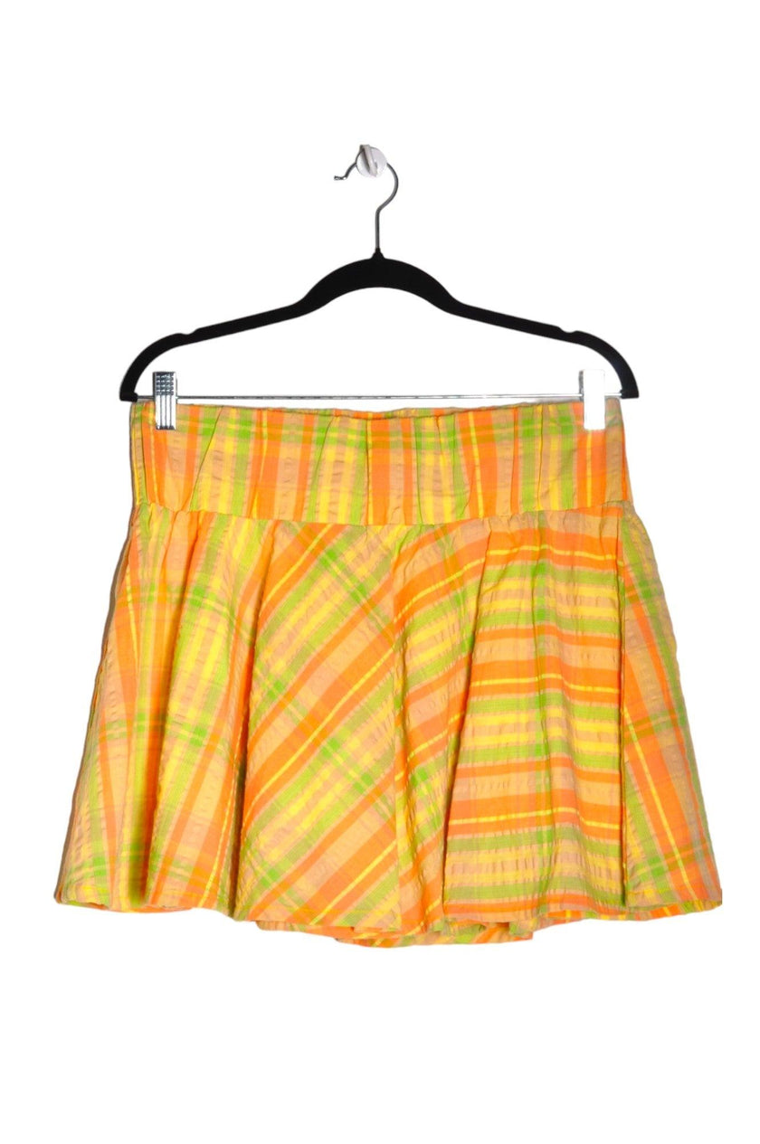 UNBRANDED Women Casual Skirts Regular fit in Yellow - L