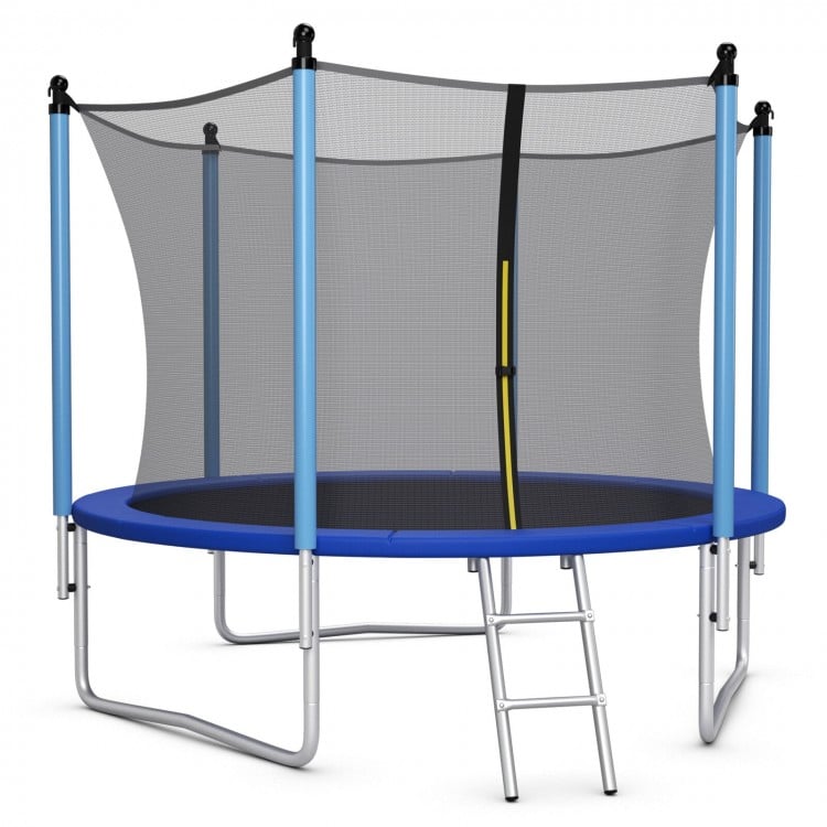 Outdoor Trampoline with Safety Closure Net