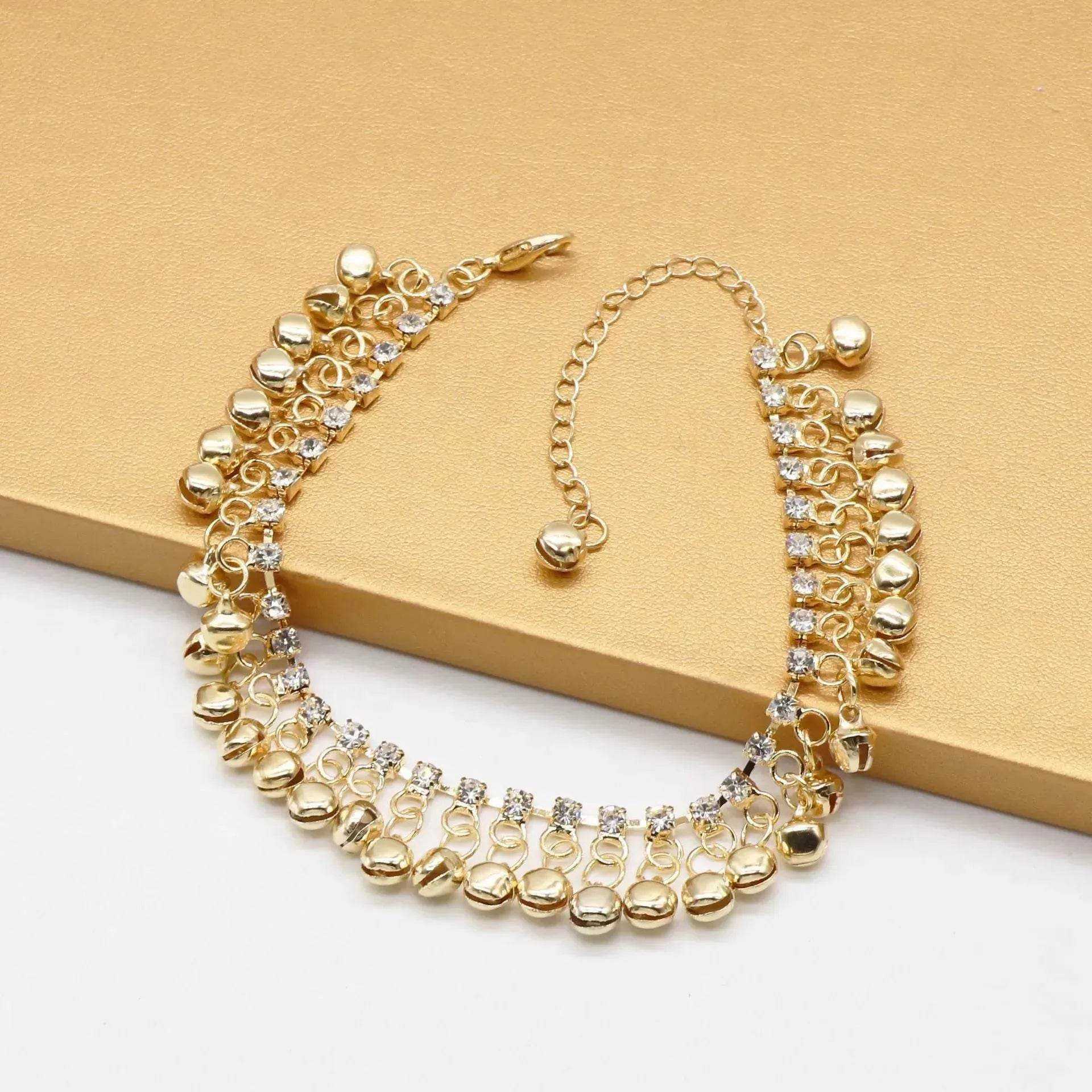 Retro Ethnic Style Beach Leisure Street Personality Drop Anklet