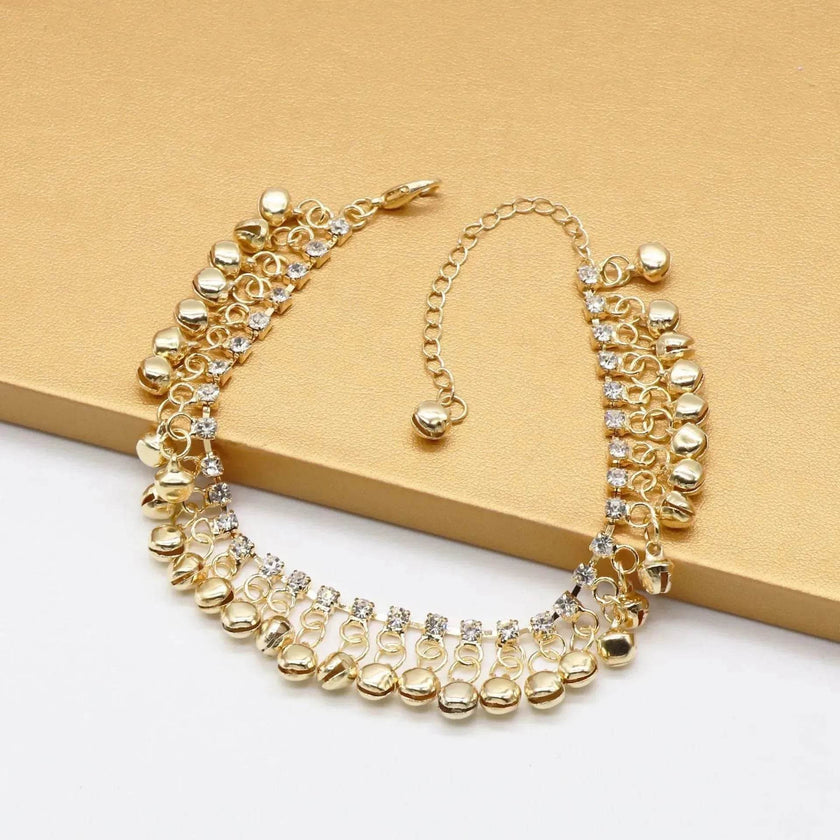 Retro Ethnic Style Beach Leisure Street Personality Drop Anklet