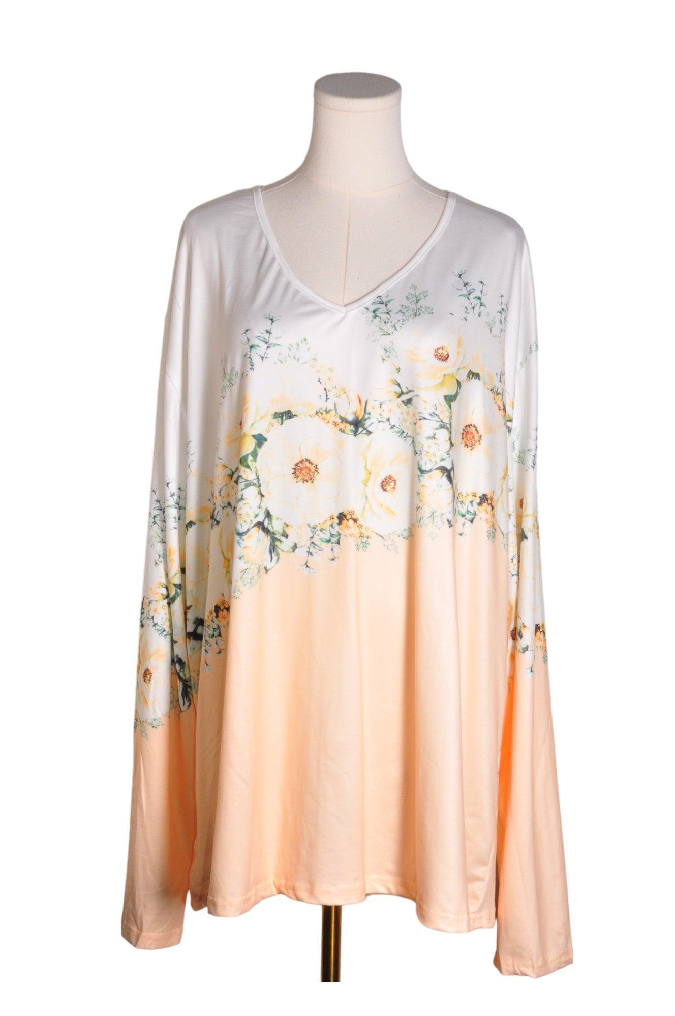 UNBRANDED Women Blouses Regular fit in White - 5XL