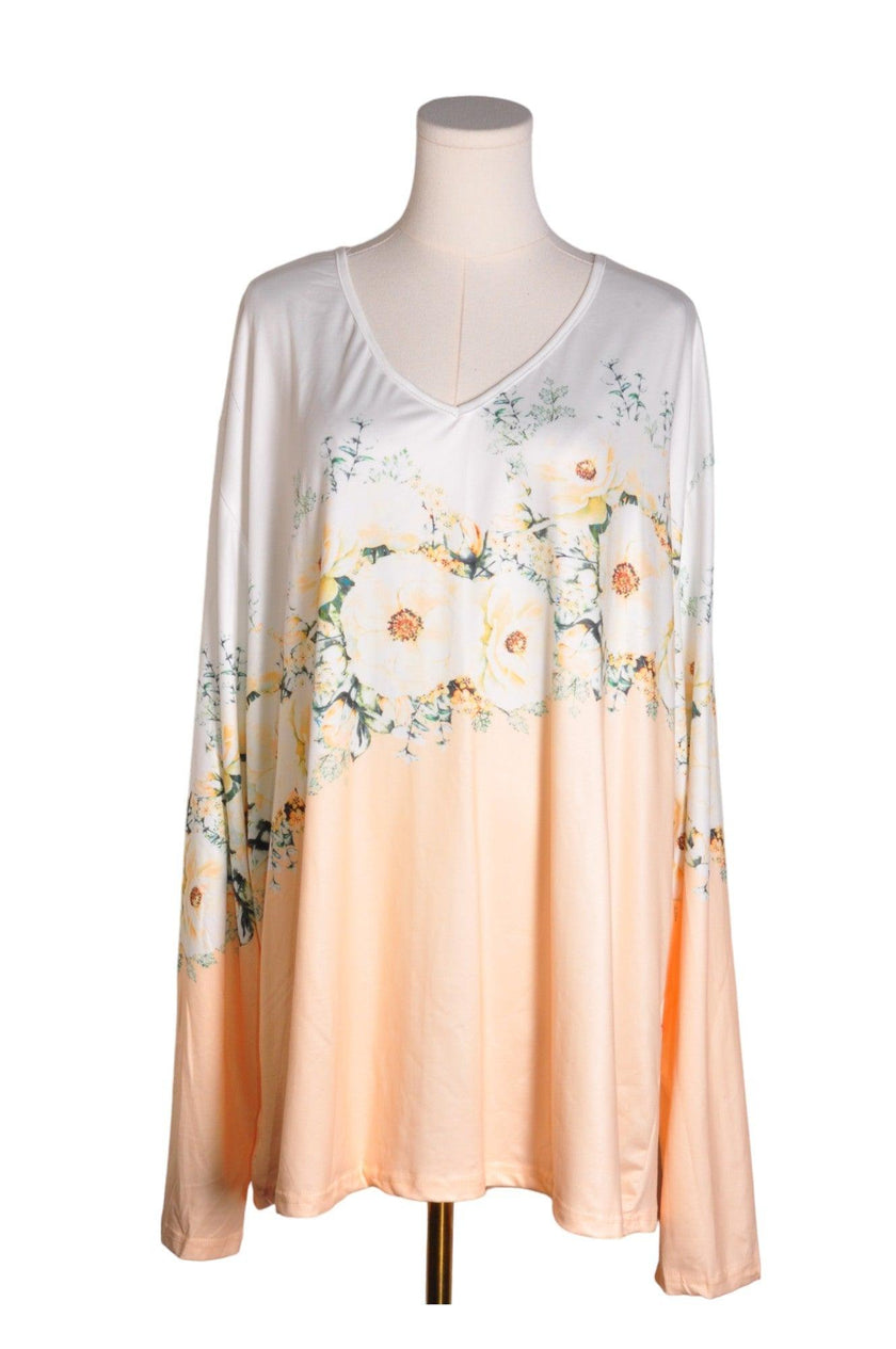 UNBRANDED Women Blouses Regular fit in White - 5XL