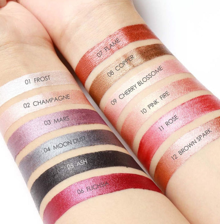 Focallure 2-in-1 Eyeshadow & Eyeliner Pencil – Shimmer Metallic Colours (15 Shades)