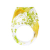 Dried Flower Resin Forest Handmade Dried Flower Epoxy Ring
