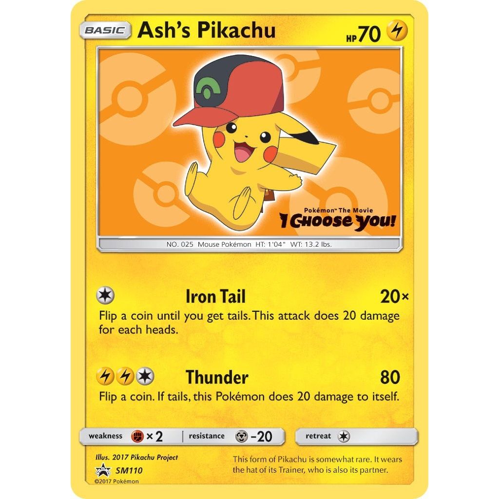 Ash's Pikachu - SM110 (SM110) (SMP)