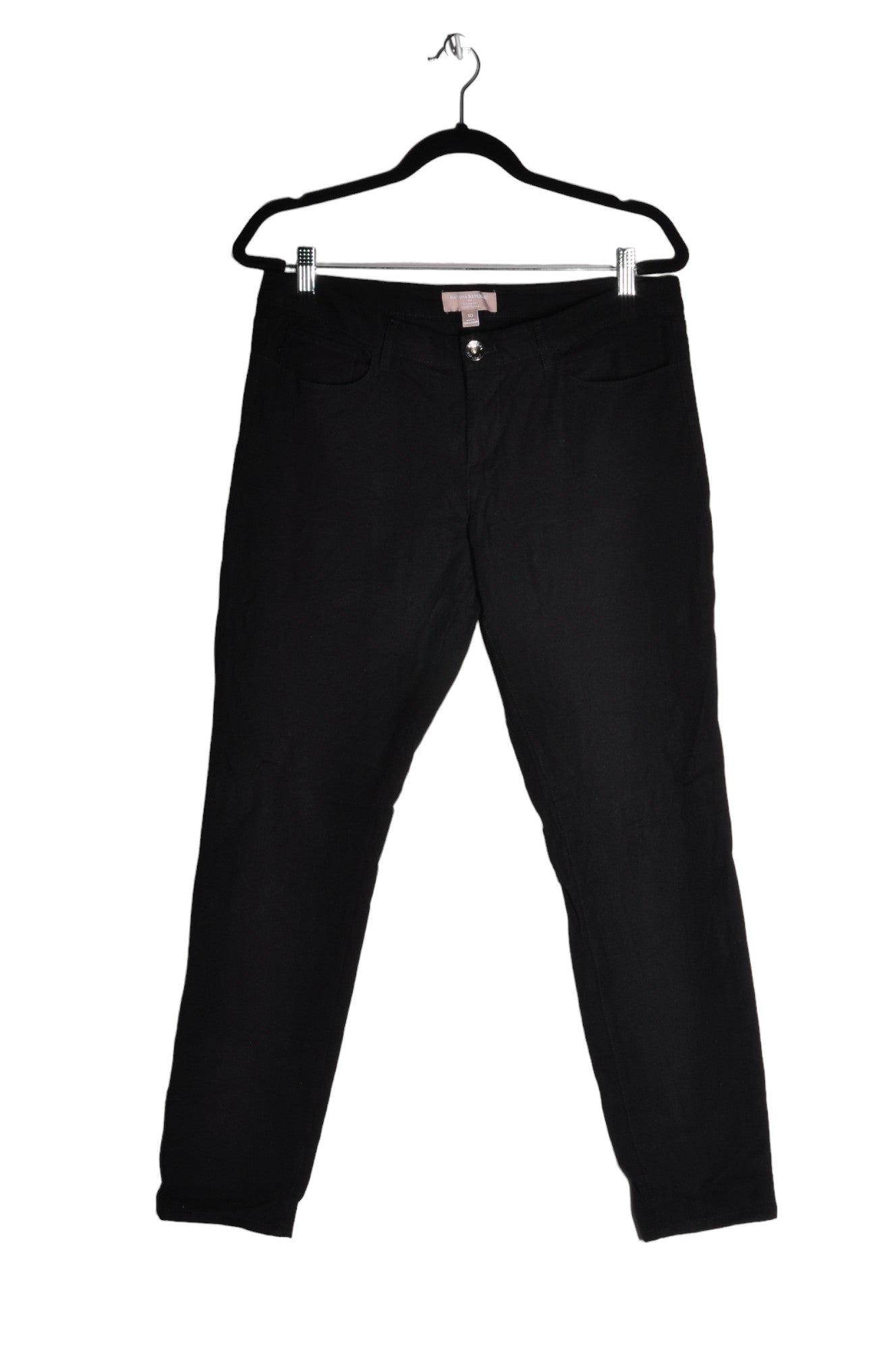 BANANA REPUBLIC Women Work Pants Regular fit in Black - 10