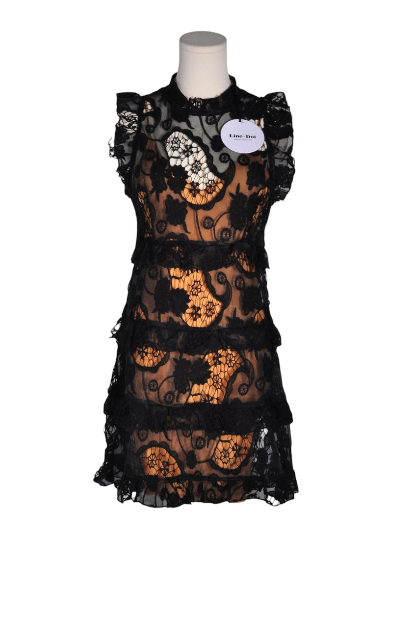 LINE & DOT Women Midi Dresses Regular fit in Black - M