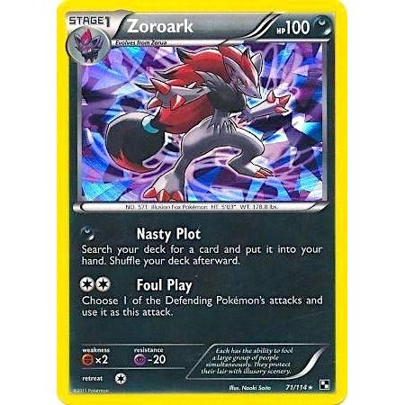 Zoroark - 71/114 (Cracked Ice Holo) (071/114) (BLE)