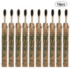 10pcs  Bamboo toothbrushes