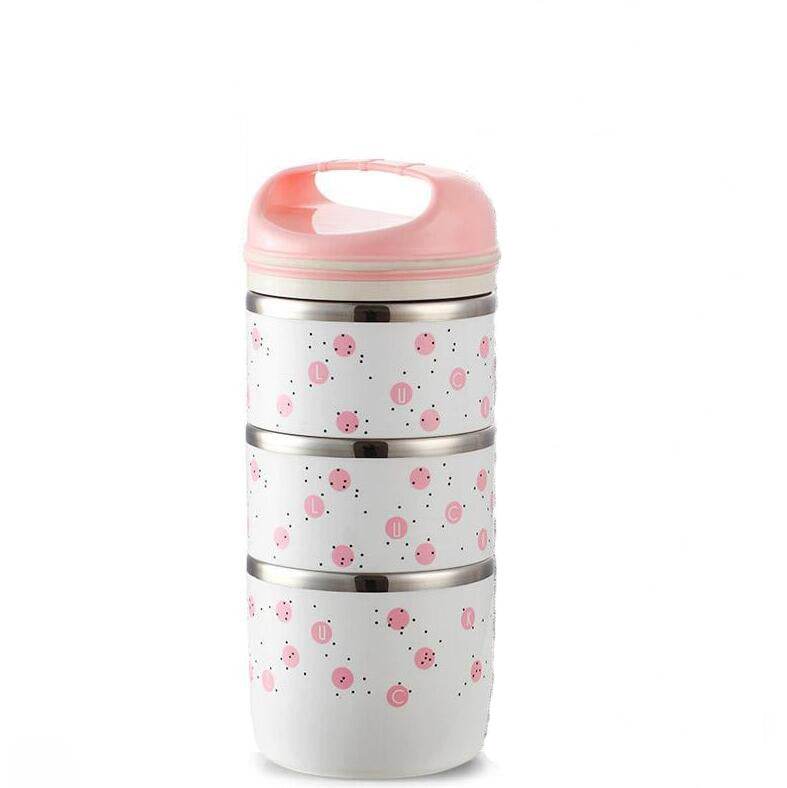 Japanese-Inspired Compartment Lunch Box – Stainless Steel, 1–3 Layer