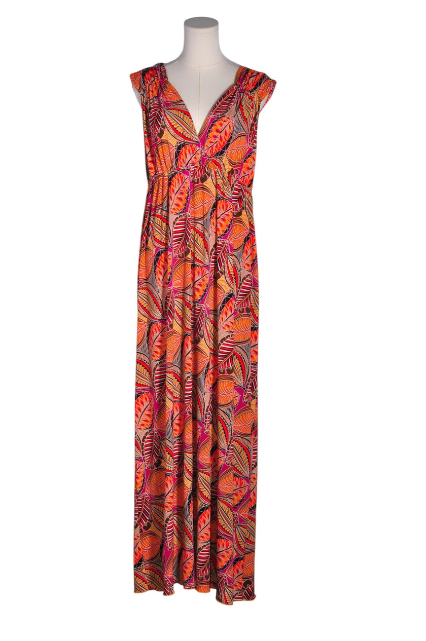 TRIBAL Women Maxi Dresses Regular fit in Orange - L