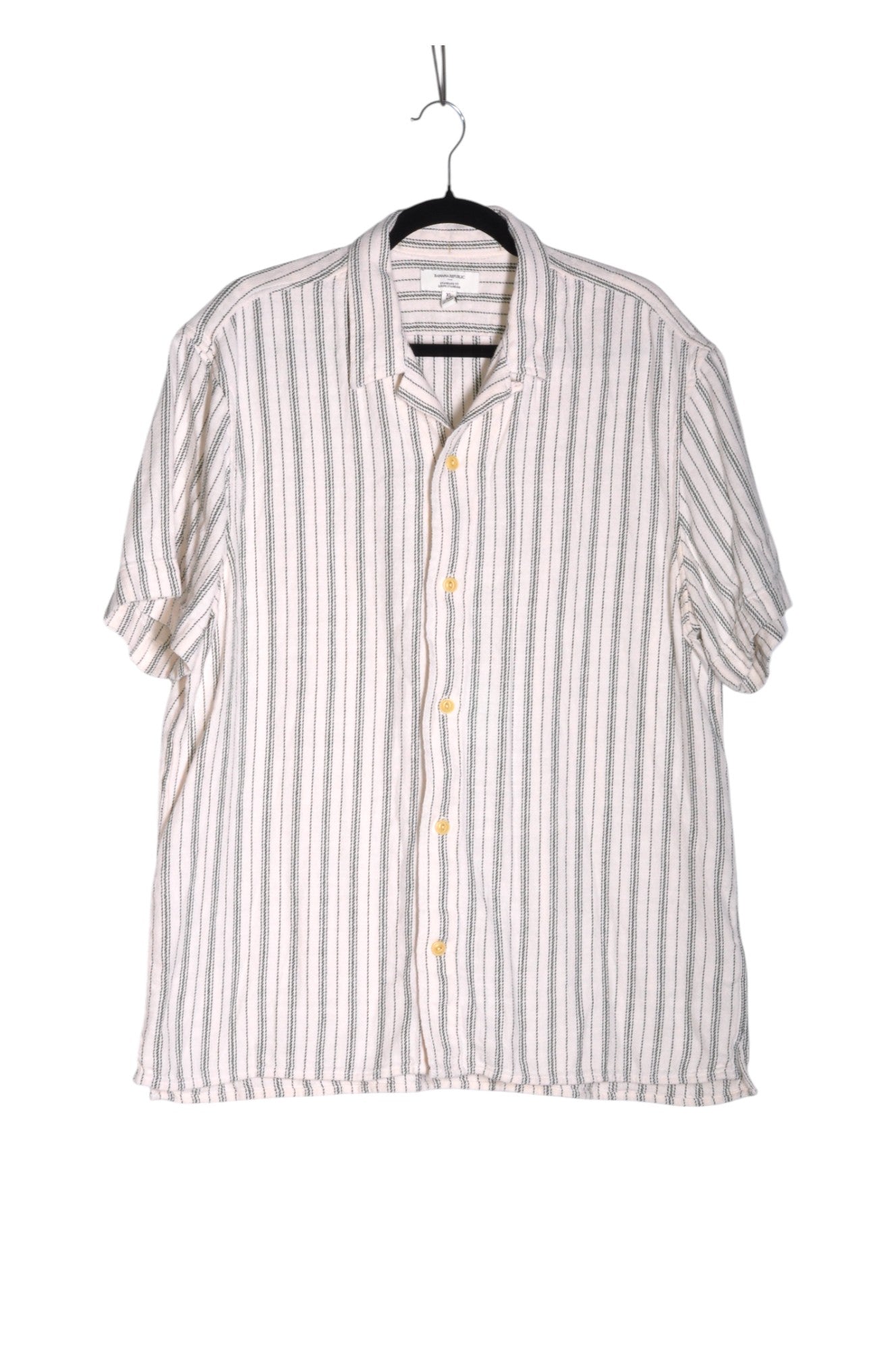 BANANA REPUBLIC Men Button Down Tops Regular fit in White - XL