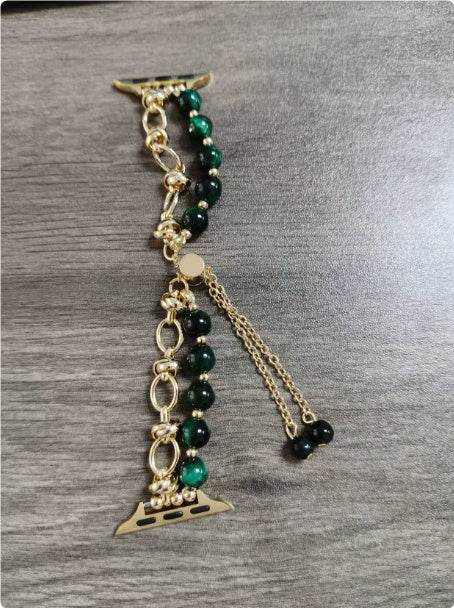 Women Fashion Smart watch Beaded Replacement Watch strap