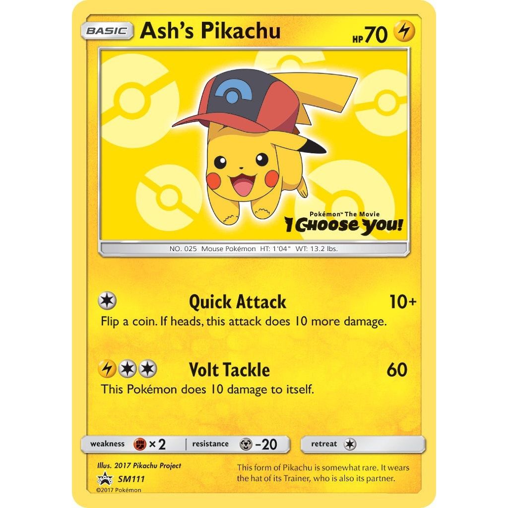 Ash's Pikachu - SM111 (SM111) (SMP)