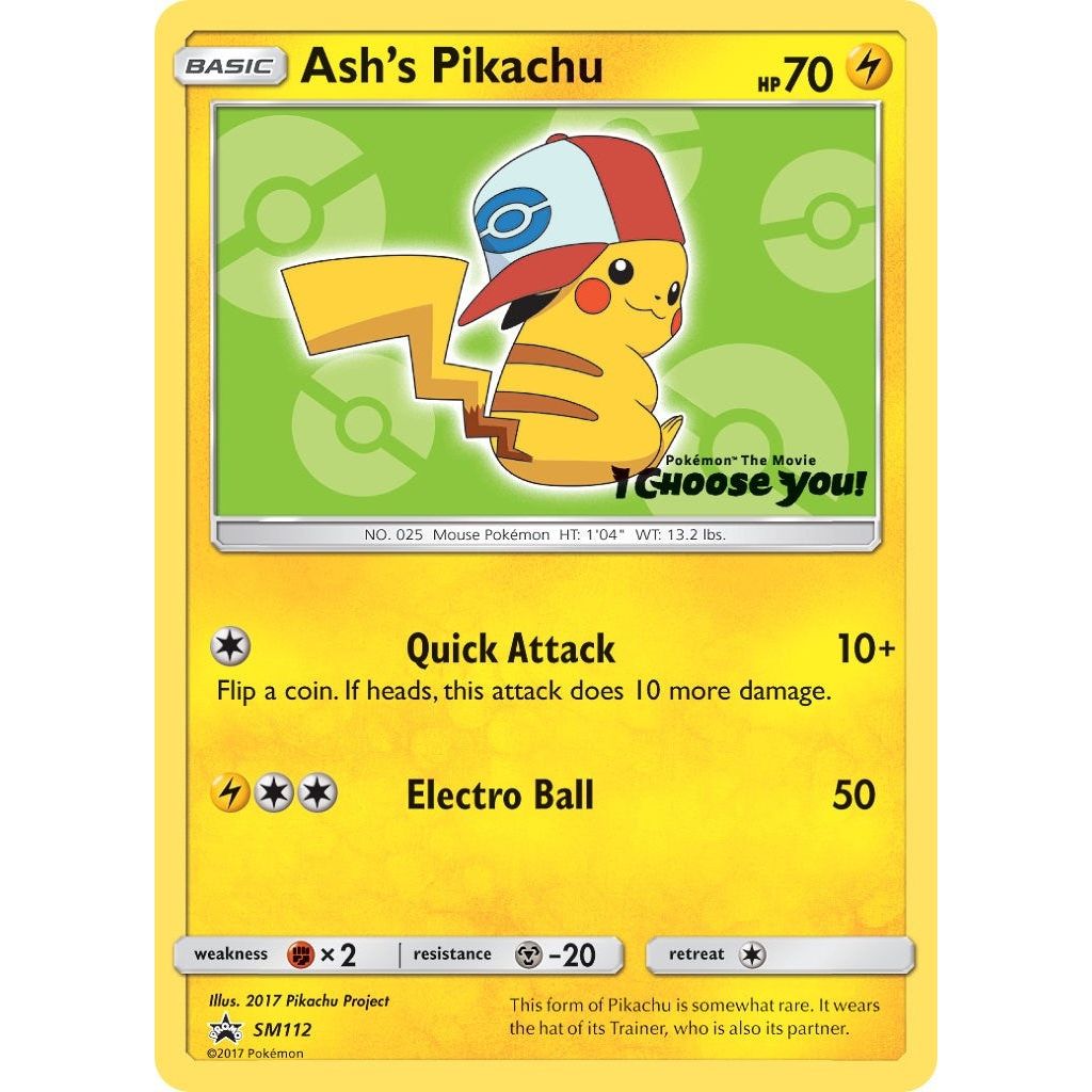 Ash's Pikachu - SM112 (SM112) (SMP)