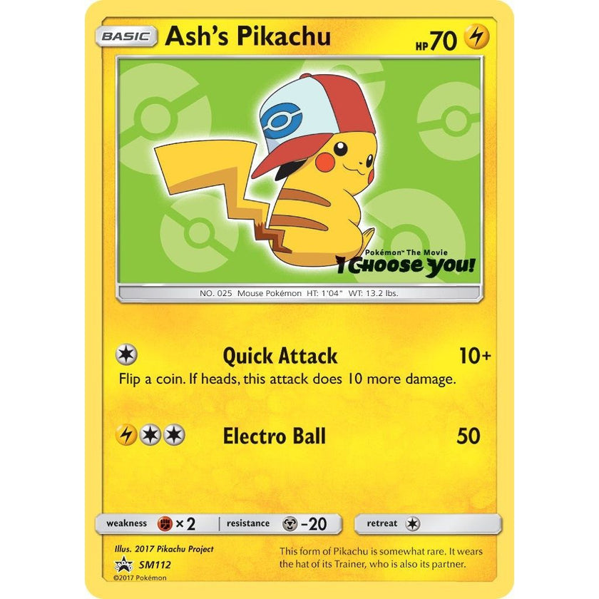 Ash's Pikachu - SM112 (SM112) (SMP)