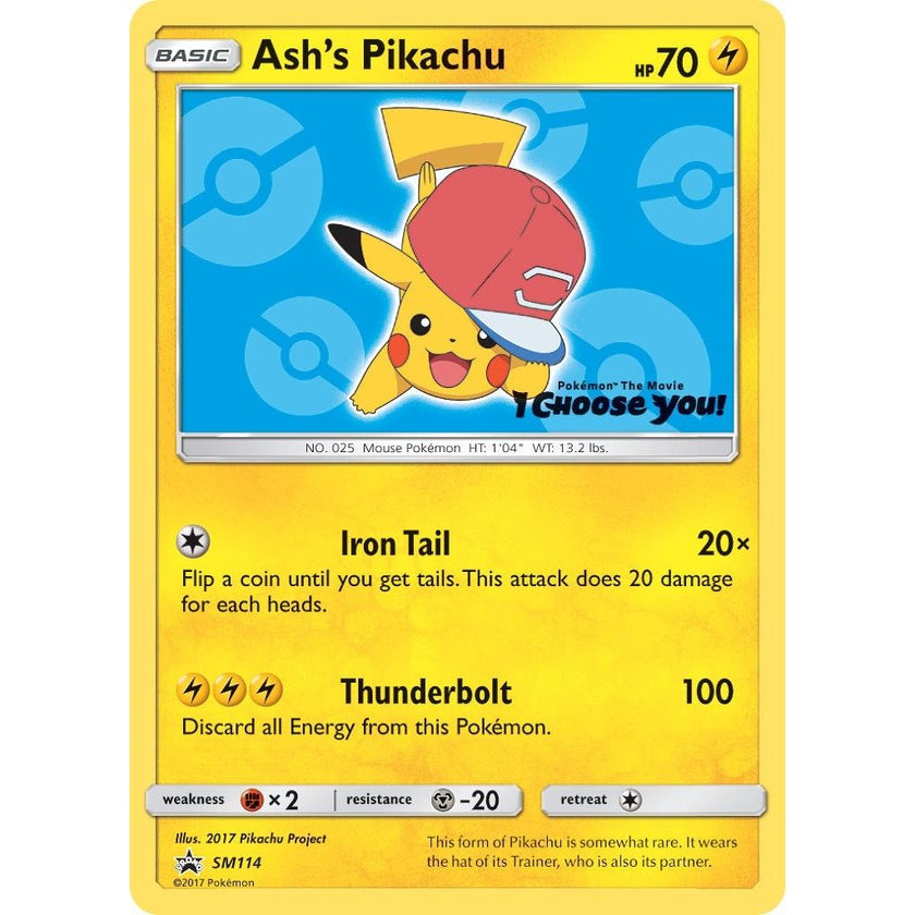 Ash's Pikachu - SM114 (SM114) (SMP)
