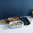 Insulated Stainless Steel Double-Layer Lunch Box for Work & School
